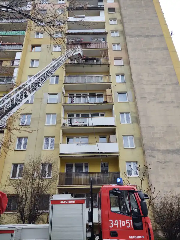 Pożary na balkonach na Sądeckich osiedlach. Interweniowali strażacy