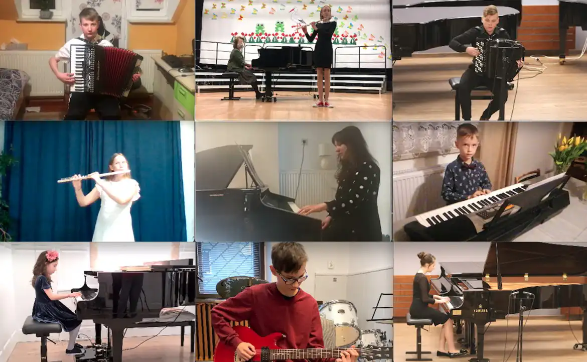 XXVI Powiatowy Konkurs Młodych Muzyków: Instrumentaliści zagrali on-line. Jury przyznało nagrody