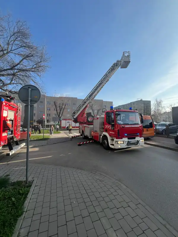 Pożar mieszkania na ul. Żółkiewskiego w Nowym Sączu