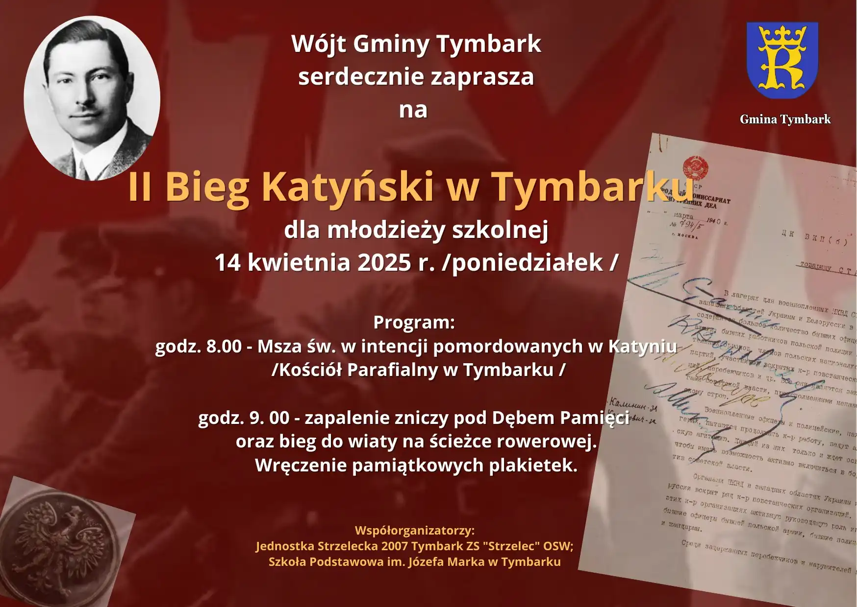 II Bieg Katyński w Tymbarku. Pamięć, która jednoczy pokolenia