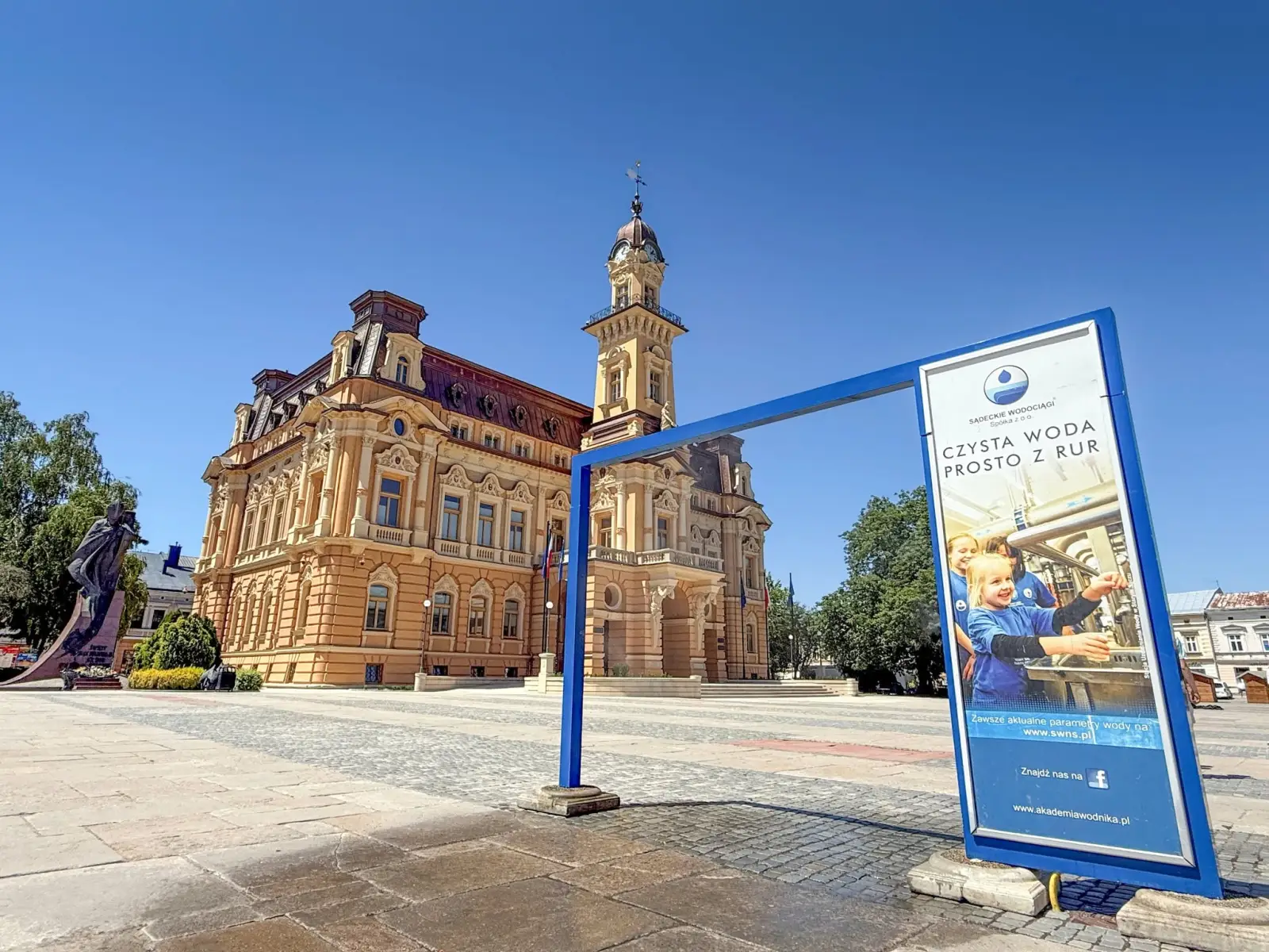 Nadciąga fala upałów. Na nowosądeckim rynku pojawi się kurtyna wodna