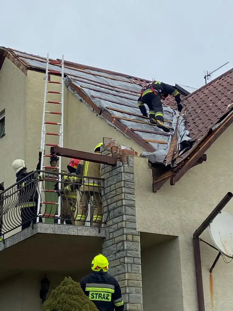 Wichura na Sądecczyźnie. Kilkadziesiąt interwencji strażaków