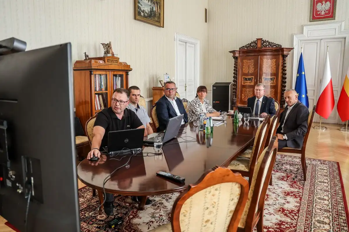 Robocze spotkanie w sprawie obwodnicy Łącka