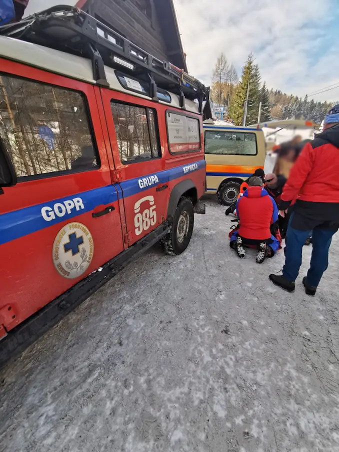 Wypadek podczas kuligu w rejonie Bacówki nad Wierchomlą