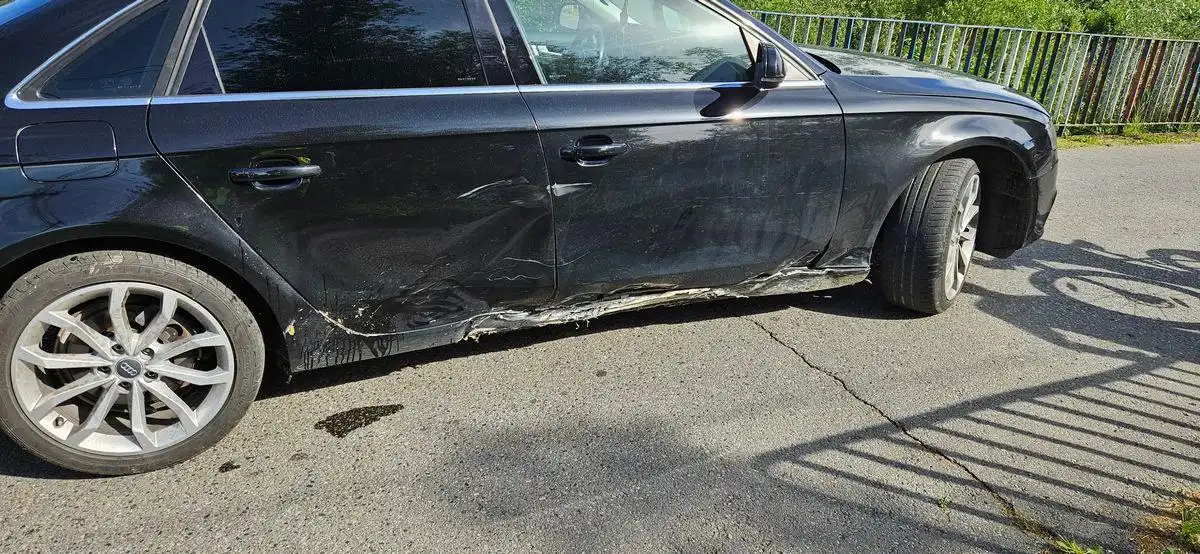 Wypadek w Olszanie. Jedna osoba trafiła do szpitala