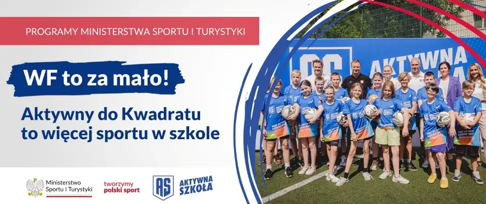 „Aktywny do Kwadratu”. Szkoły Gminy Podegrodzie w programie promującym aktywność fizyczną