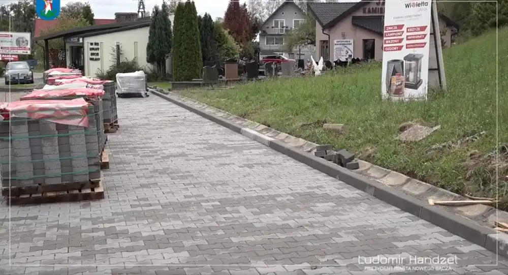Nowy Sącz: Trwa remont parkingu przy cmentarzu na osiedlu Gołąbkowice - ul. Lwowska