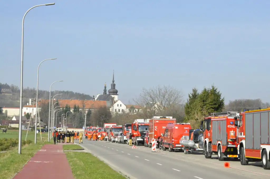 Ćwiczenia Państwowej Straży Pożarnej – “Opoka” w Starym Sączu