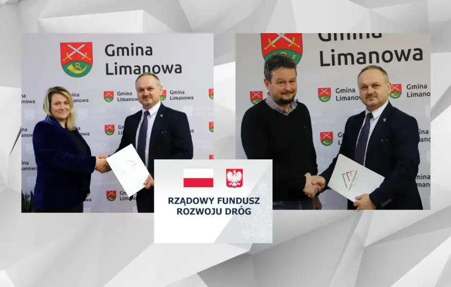 Gmina Limanowa: Podpisano umowy na realizację dwóch zadań drogowych