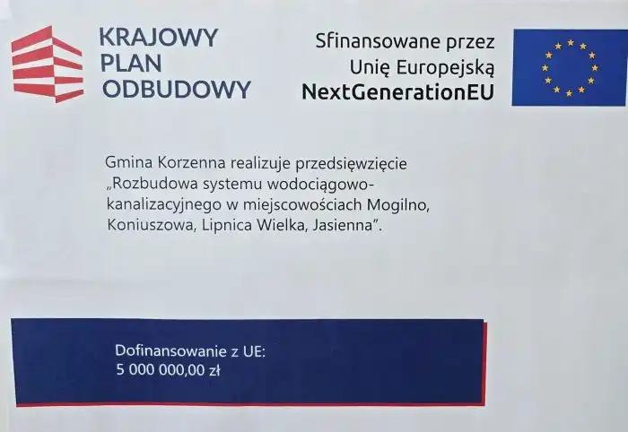 Korzenna z uznaniem ministra. Skuteczne wykorzystanie środków z KPO
