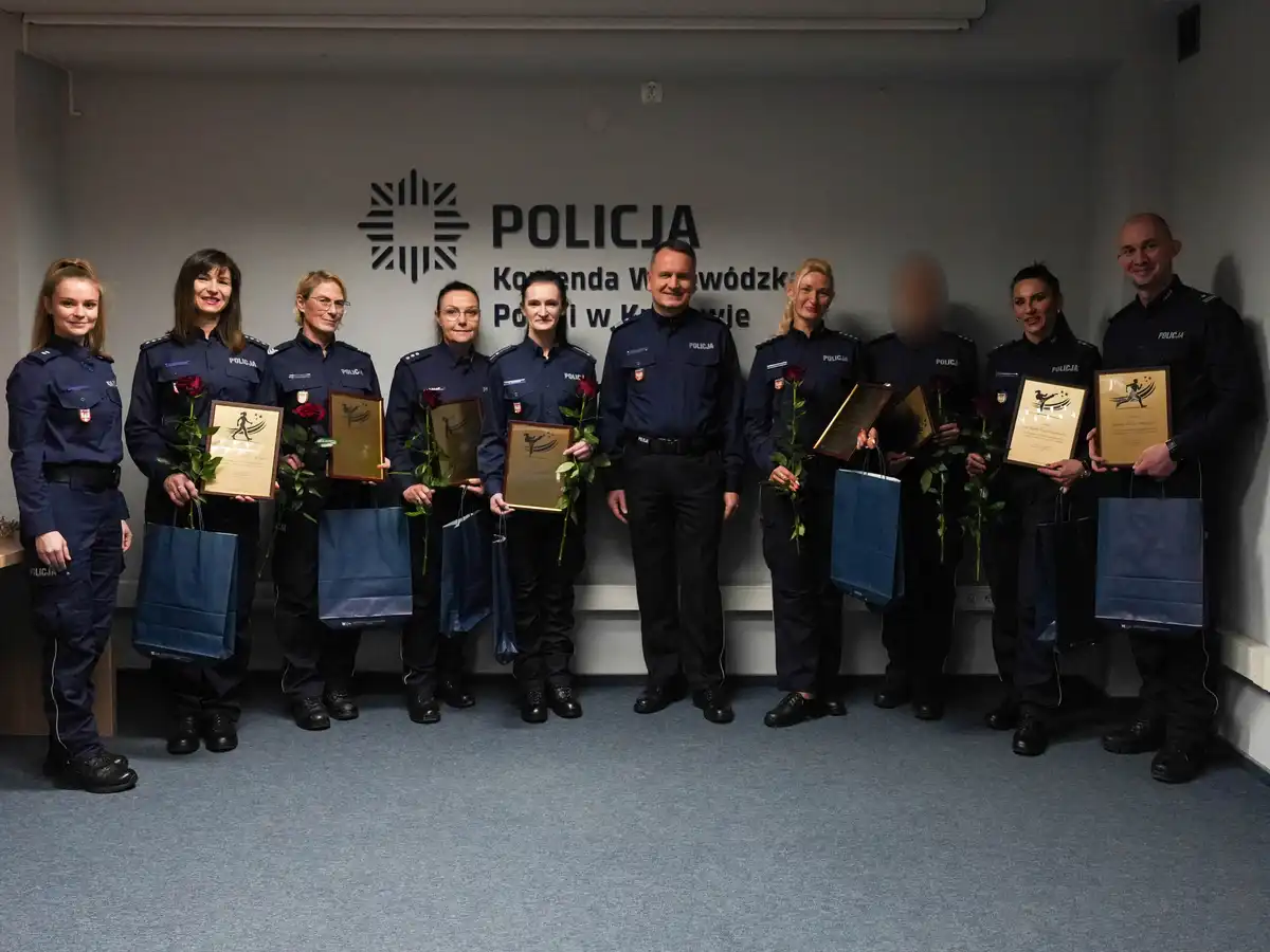 Sportowe sukcesy małopolskich policjantek docenione w Krakowie