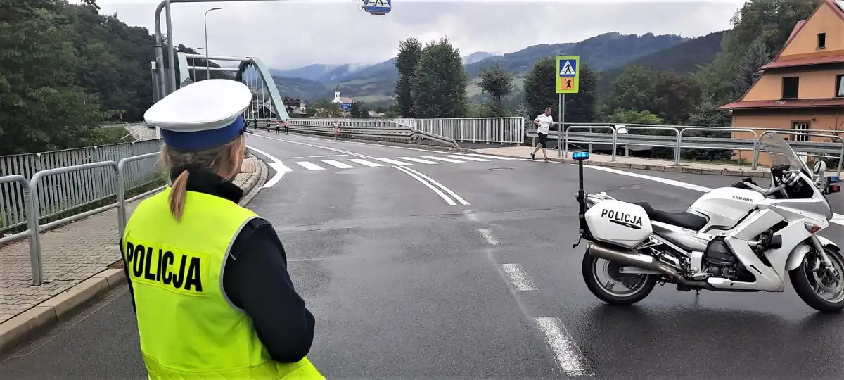 Sądeccy policjanci zabezpieczali 13. Festiwal Biegowy