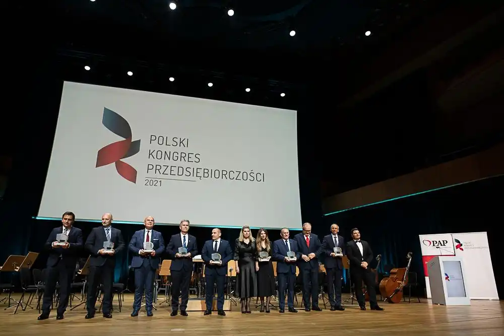 Uroczysta gala podczas Polskiego Kongresu Przedsiębiorczości w Krakowie