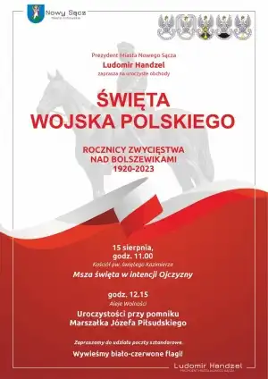 Uroczyste obchody Święta Wojska Polskiego w Nowym Sączu
