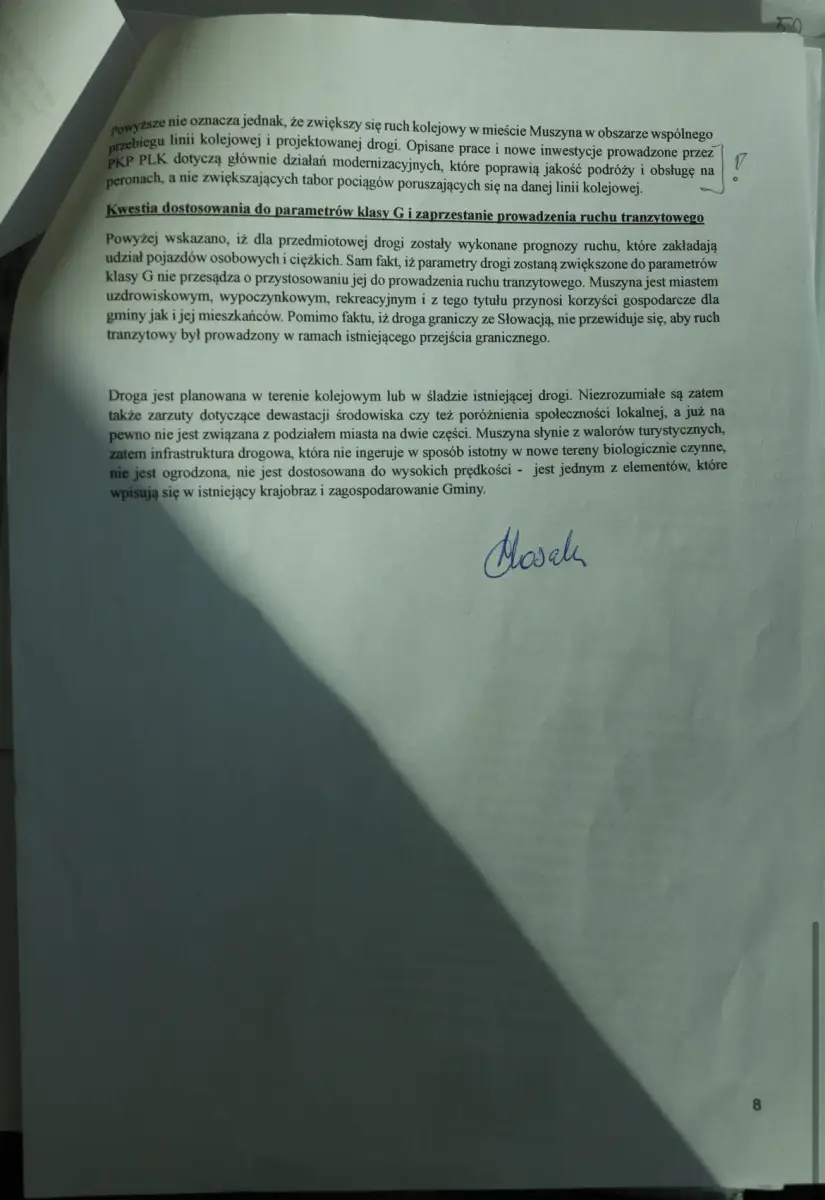 Spór o obwodnicę Muszyny nabiera tempa. W sprawę włącza się Krynica-Zdrój