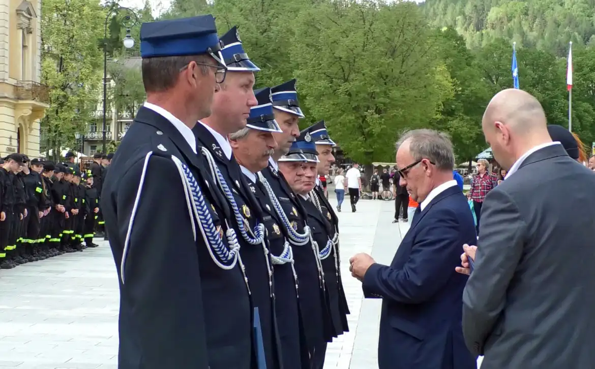 Strażacy z Krynicy odznaczeni