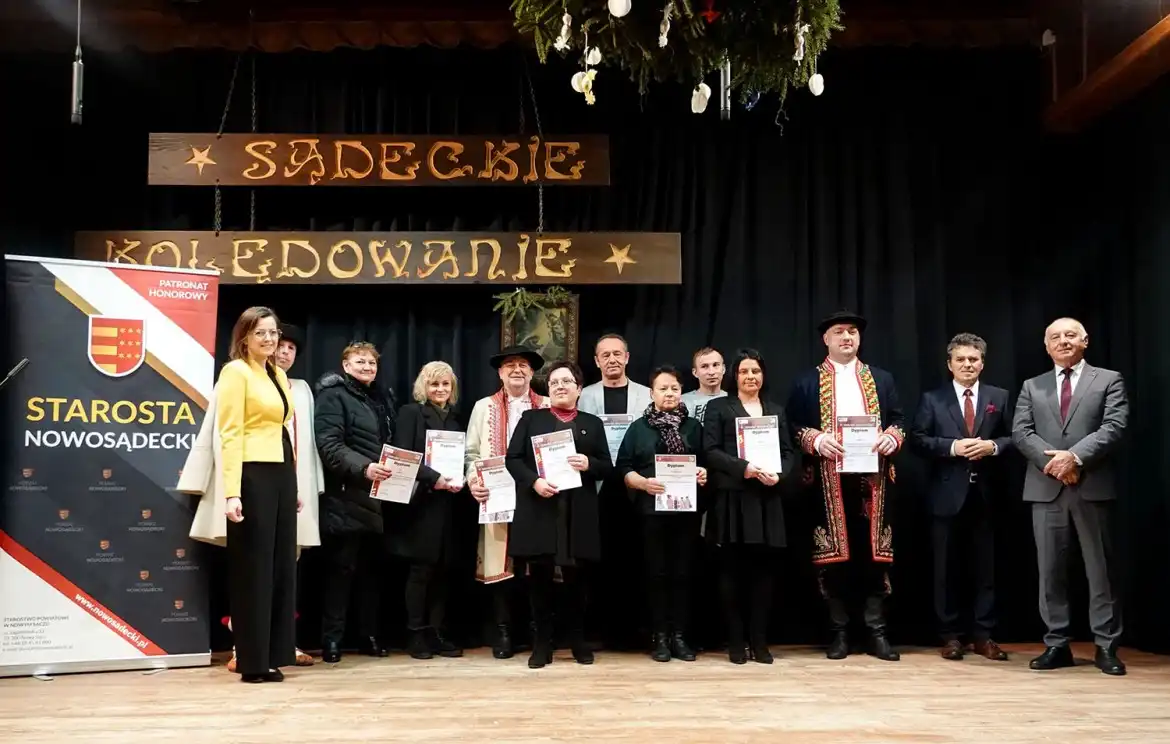 Przyznano nagrody zwycięzcom XX Powiatowego Przeglądu Grup Kolędniczych „Sądeckie Kolędowanie”