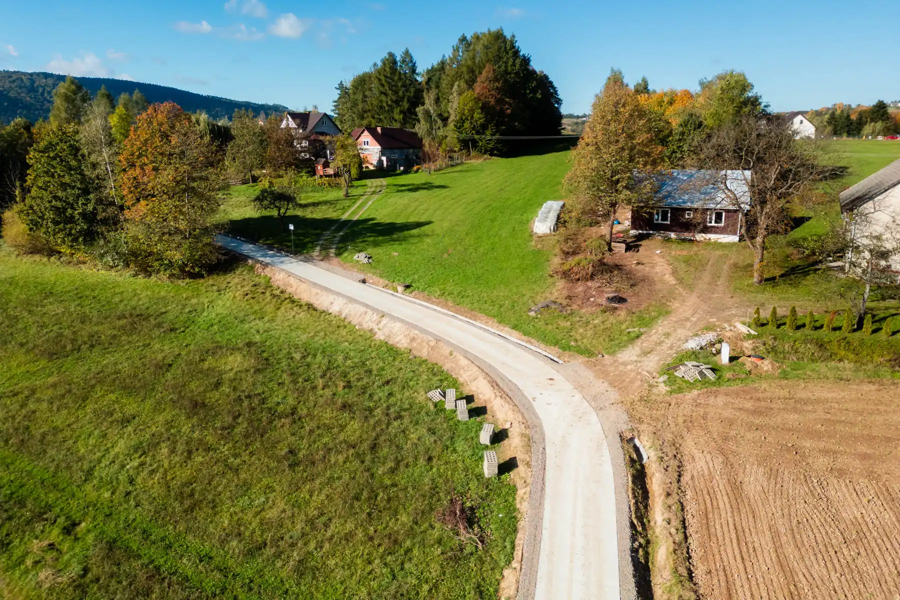 Nowe drogi dla rolników w gminie Grybów