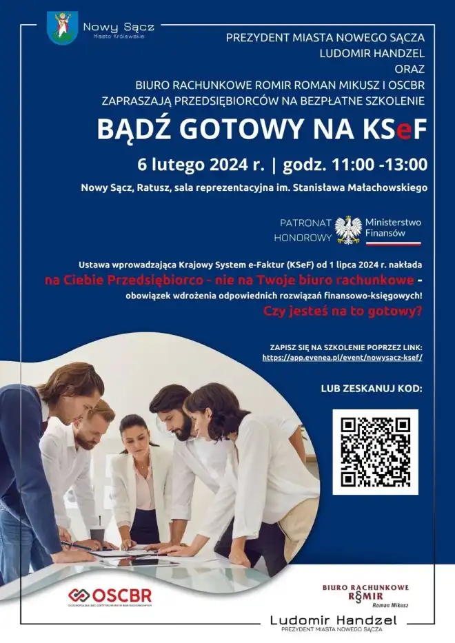 Nowy Sącz: 6 lutego bezpłatne szkolenie dla przedsiębiorców