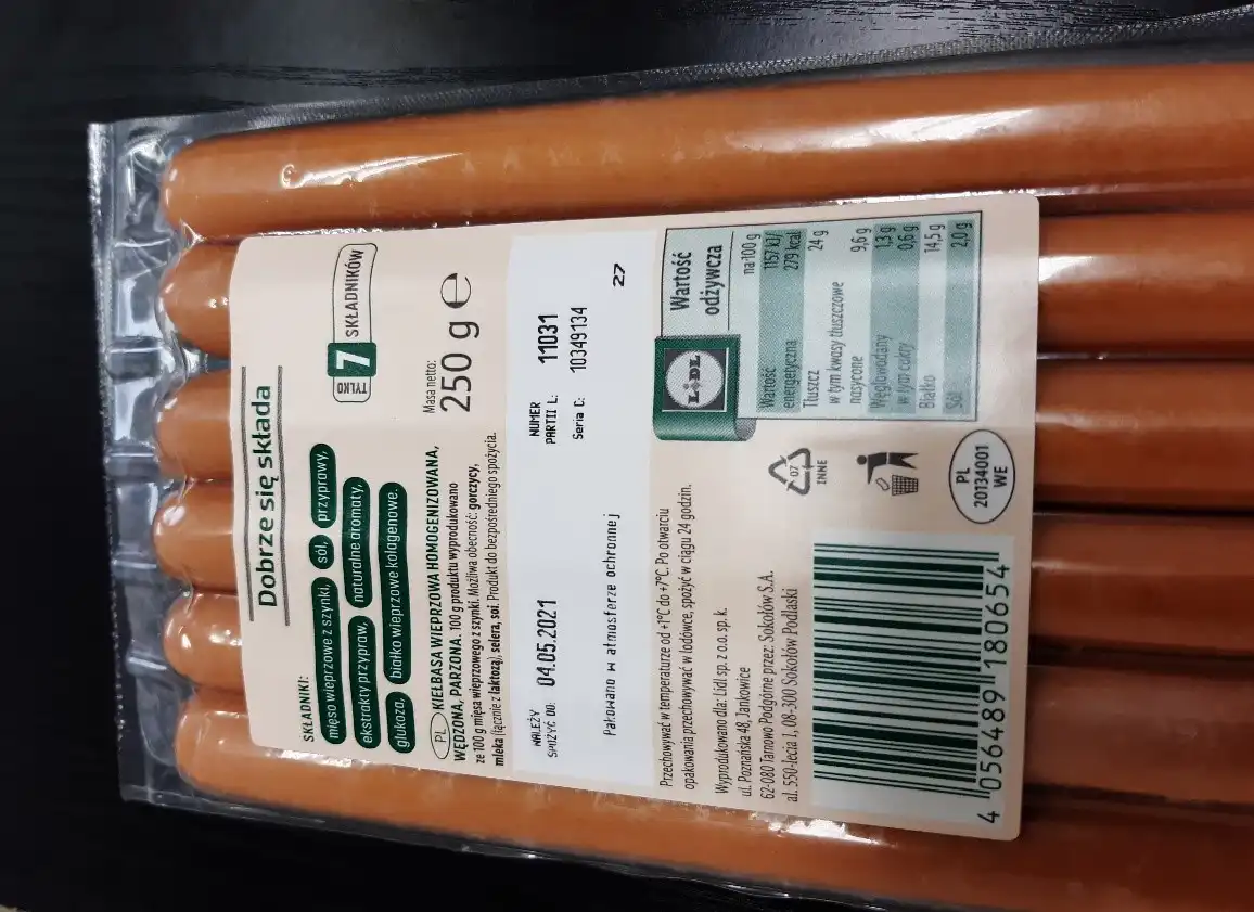 GIS ostrzega: bakterie Listeria monocytogenes w parówkach