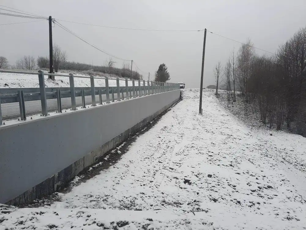 Osuwisko w Jurkowie ustabilizowane