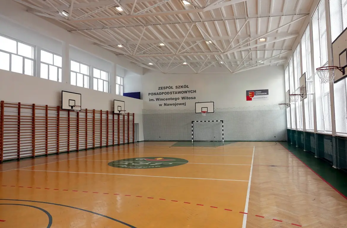 Sala gimnastyczna w ZSP w Nawojowej wyremontowana