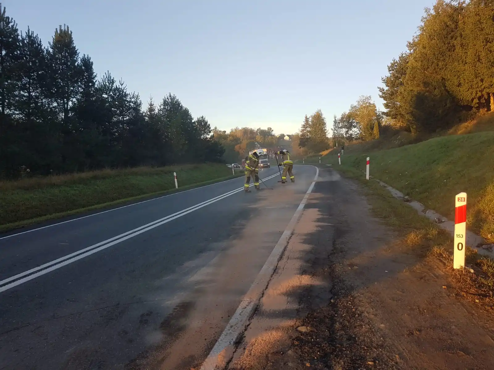 Wypadek na DK28 w Starej Wsi