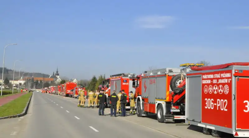 Ćwiczenia Państwowej Straży Pożarnej – “Opoka” w Starym Sączu