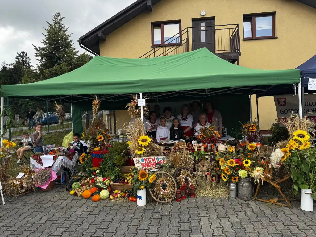 Gmina Łabowa na Dożynkach Powiatowych w Nawojowej