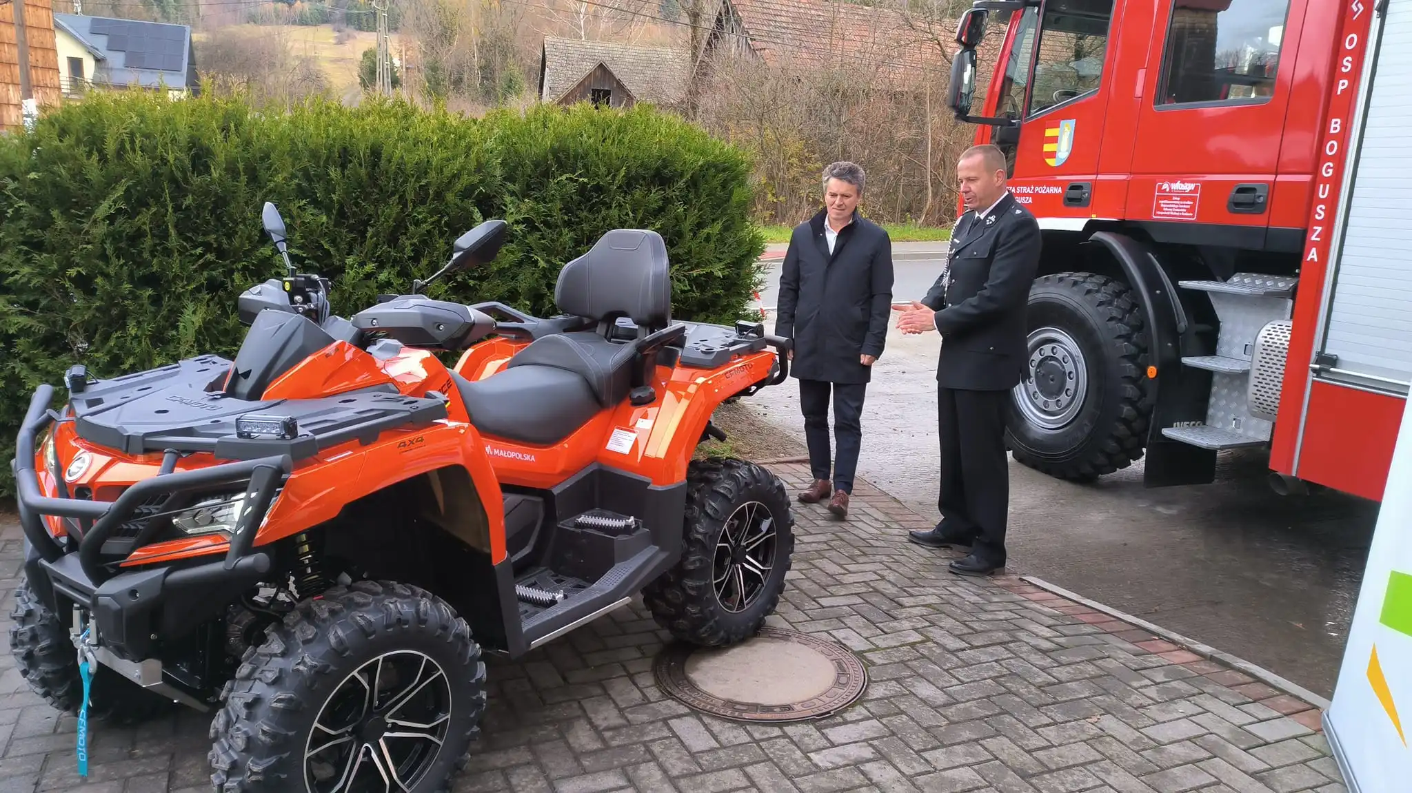 Nowy quad w służbie OSP Bogusza