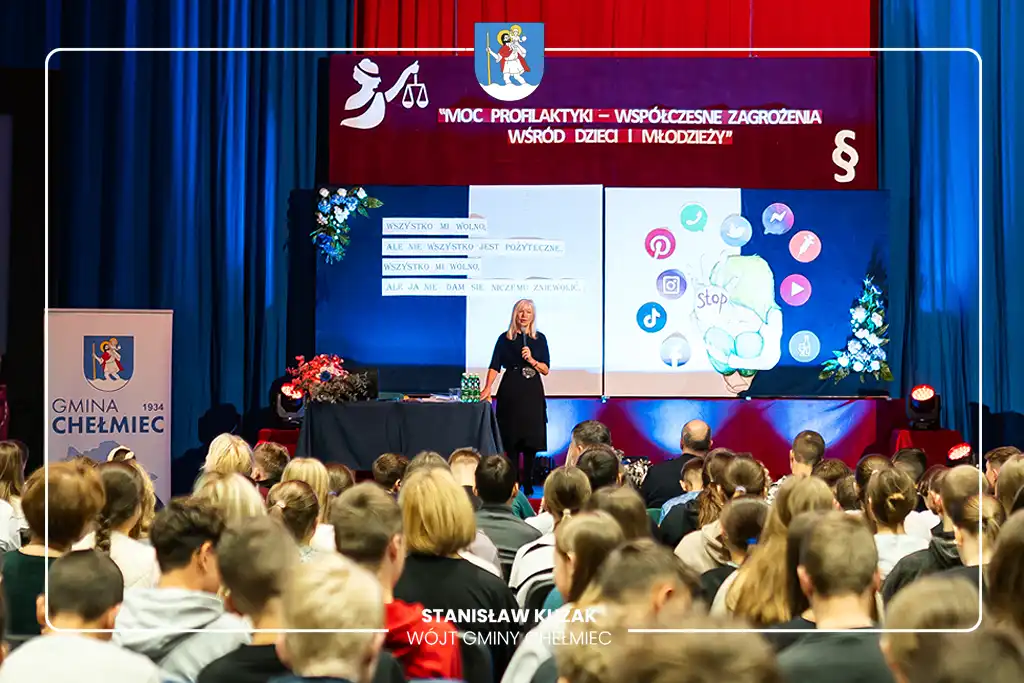 Konferencja „Moc Profilaktyki – Współczesne Zagrożenia wśród Dzieci i Młodzieży” w Gminie Chełmiec