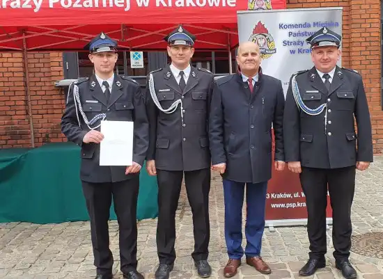 OSP Podrzecze z promesą na wóz strażacki