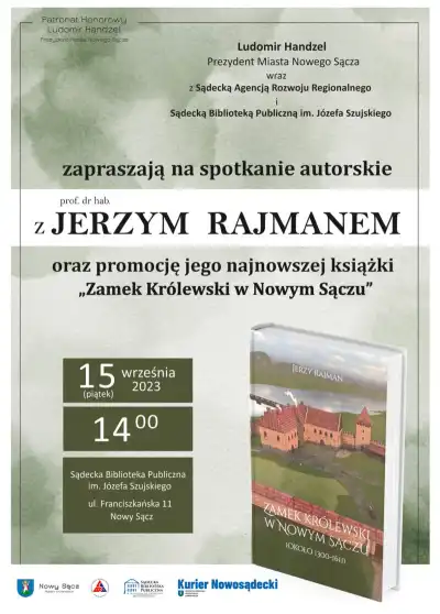 15 września spotkanie autorskie z prof. dr hab. Jerzym Rajmanem oraz promocja jego najnowszej książki