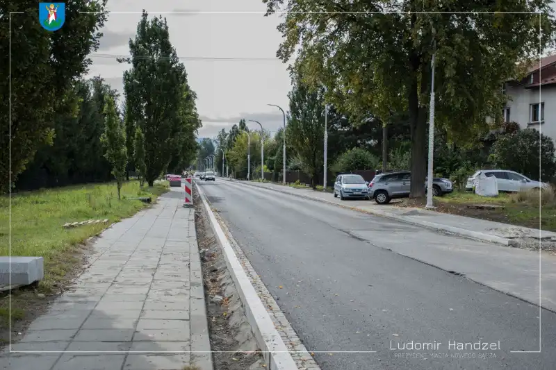 Prace przy kompleksowej modernizacji ul. Nawojowskiej idą zgodnie z planem