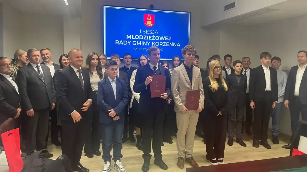 Młodzi radni Gminy Korzenna rozpoczęli kadencję