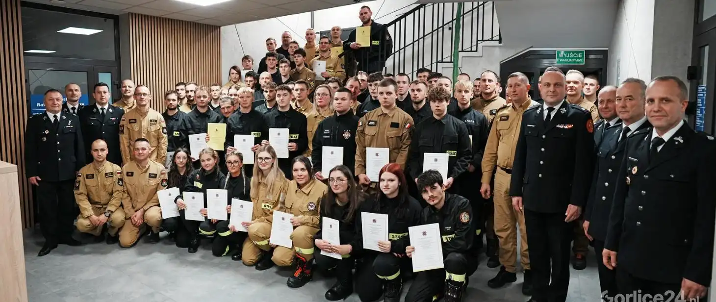 Zakończenie szkolenia OSP w Gorlicach. Wszyscy zdali egzamin
