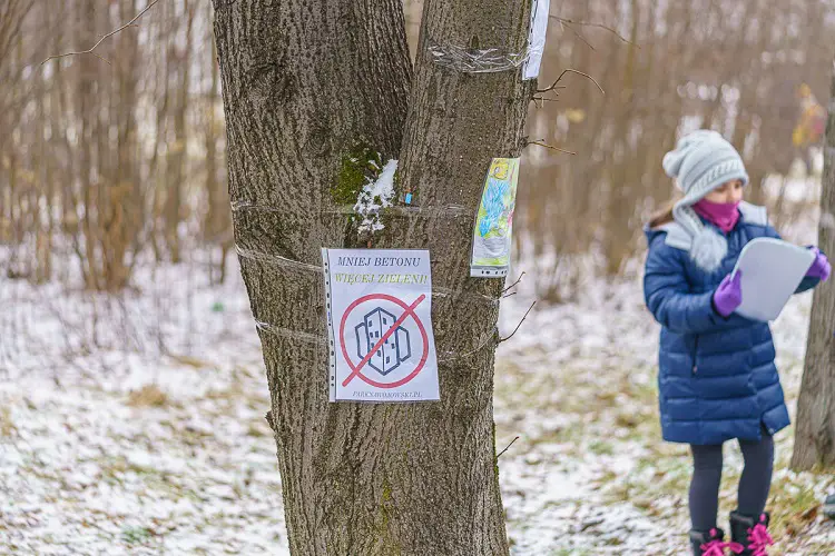 Mieszkańcy osiedla Nawojowska walczą o park. Nie chcą wycinki ponad stu drzew