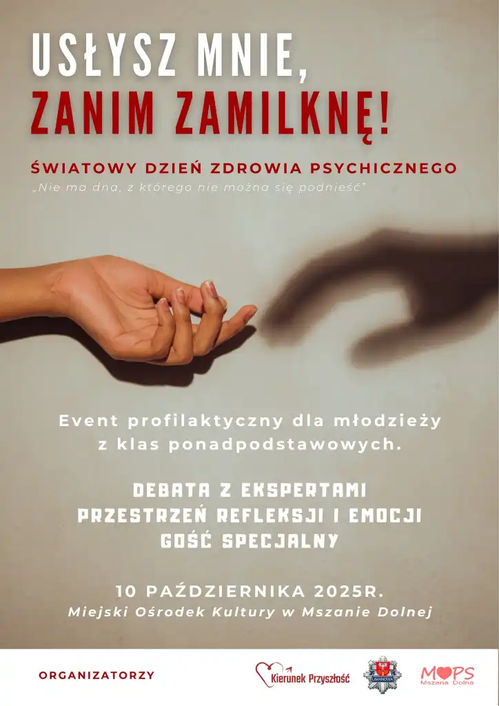 Światowy Dzień Zdrowia Psychicznego w Mszanie Dolnej: rozmowa, wsparcie, nadzieja