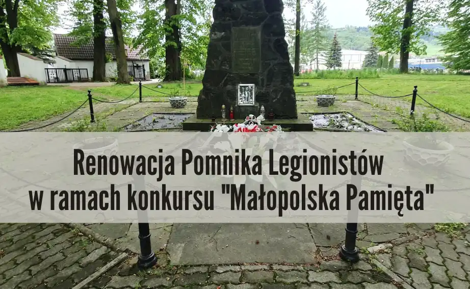 Trwa renowacja Pomnika Legionistów w Łososinie Górnej