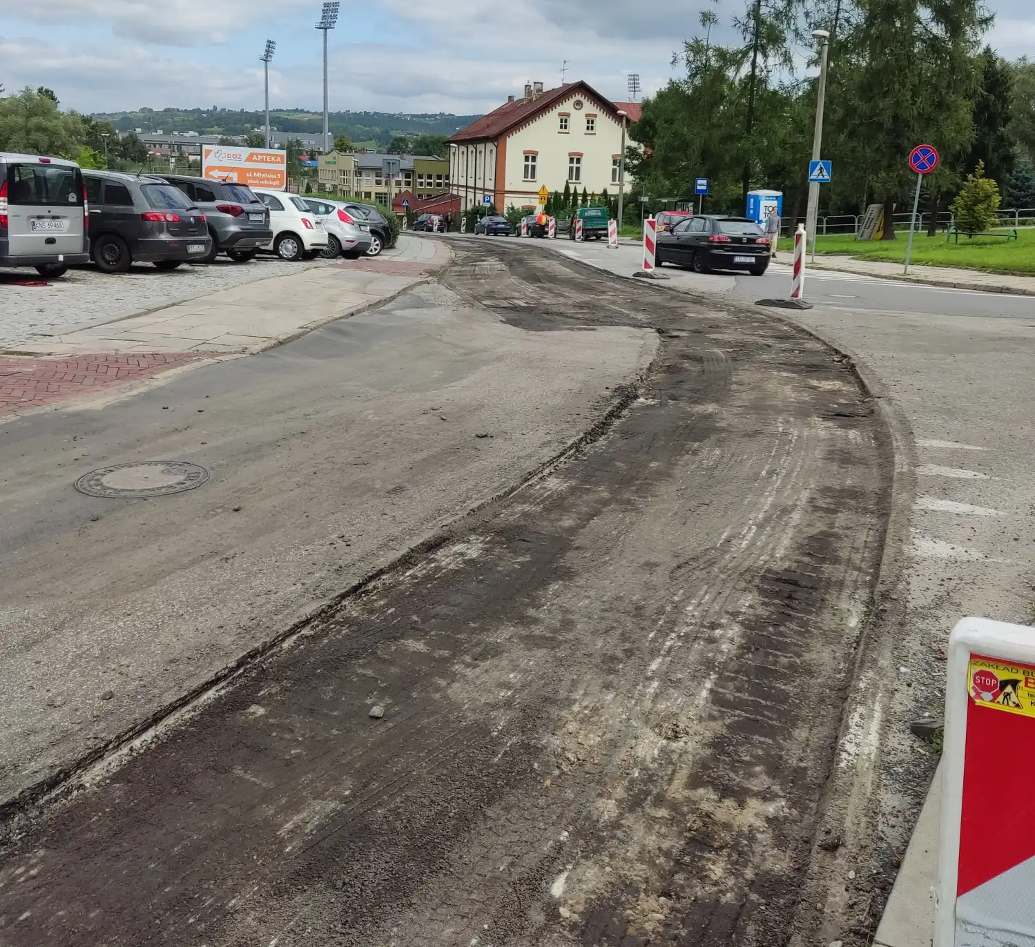Trwa remont ul. Młyńskiej w Nowym Sączu