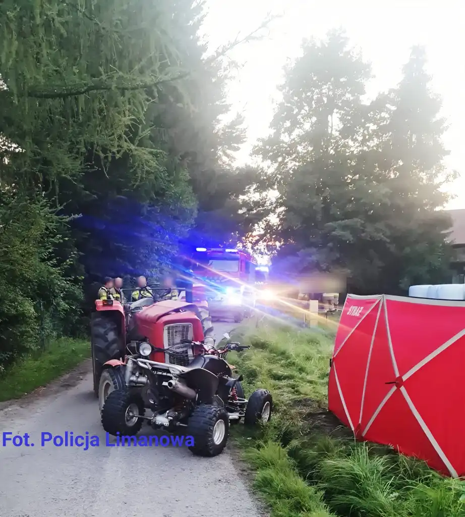 Śmiertelny wypadek na osiedlowej drodze. Nie żyje 31-latek