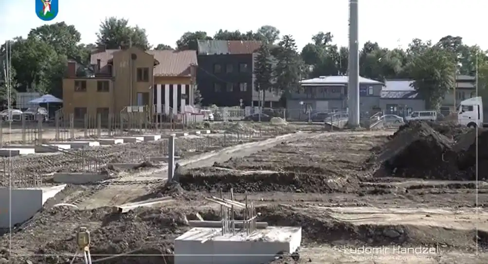Na budowie stadionu miejskiego Sandecji praca wre
