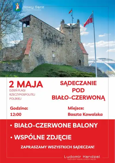 Sądeczanie Pod Biało-Czerwoną – Prezydent zaprasza 2 maja