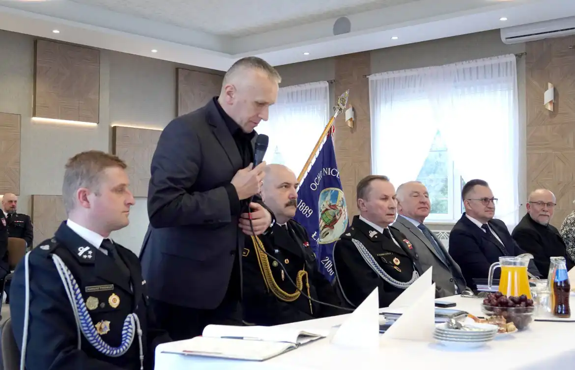 Strażacy ochotnicy z Łącka z promesą na zakup sprzętu