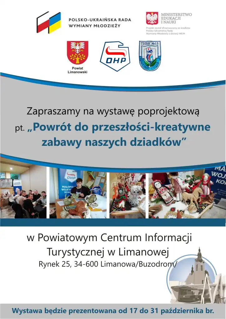 „Powrót do przeszłości-kreatywne zabawy naszych dziadków” – wernisaż wystawy w PCIT w Limanowej
