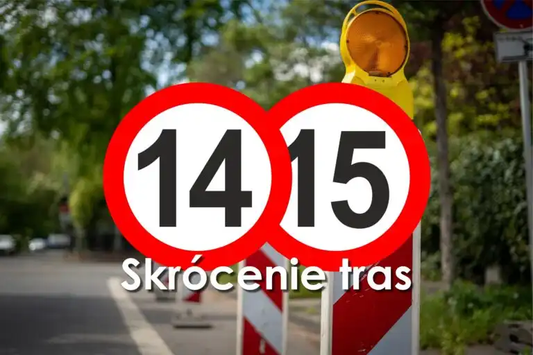 Uwaga pasażerowie! Zmiany tras linii 14 i 15