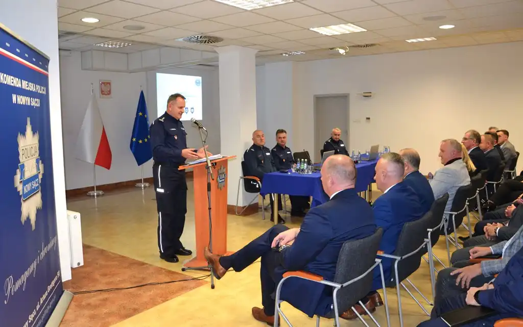 Bezpieczna Sądecczyzna. Narada podsumowująca działania Policji w 2024 roku