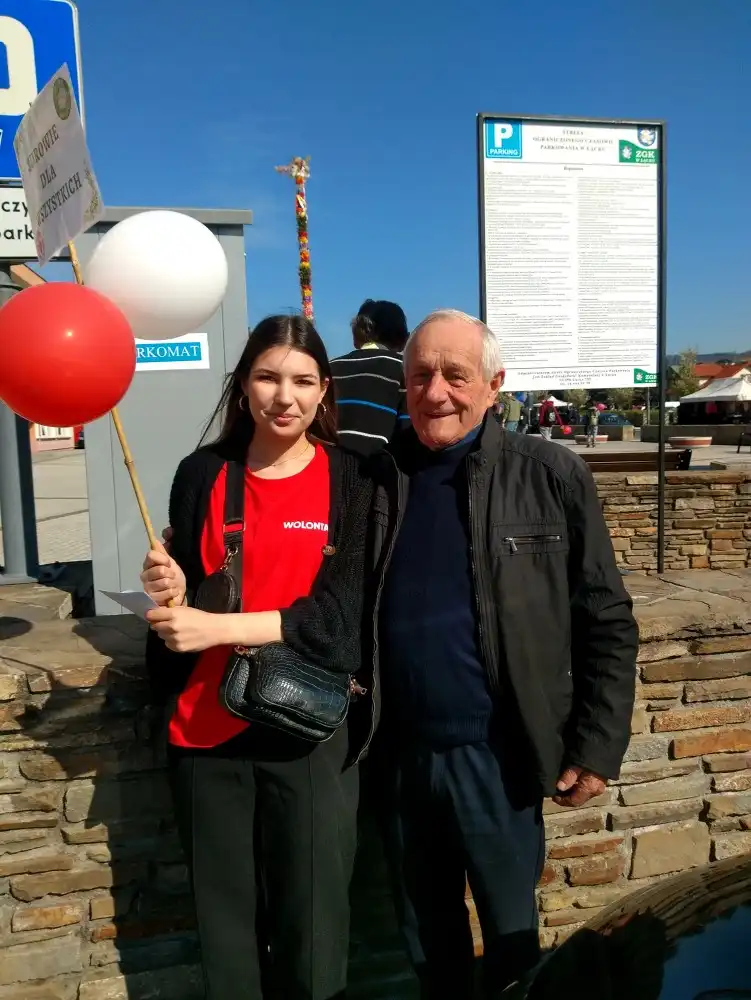 Uczniowie z ZS w Łącku promowali zdrowy styl życia