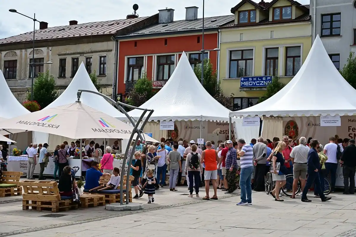 Tłumy podczas Małopolskiego Festiwalu Smaku w Gorlicach