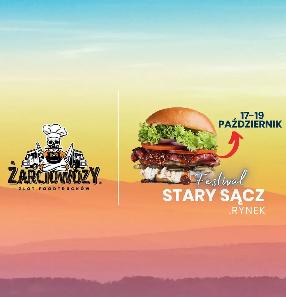 Żarciowozy wracają do Starego Sącza! Weekend pełen smaków na rynku